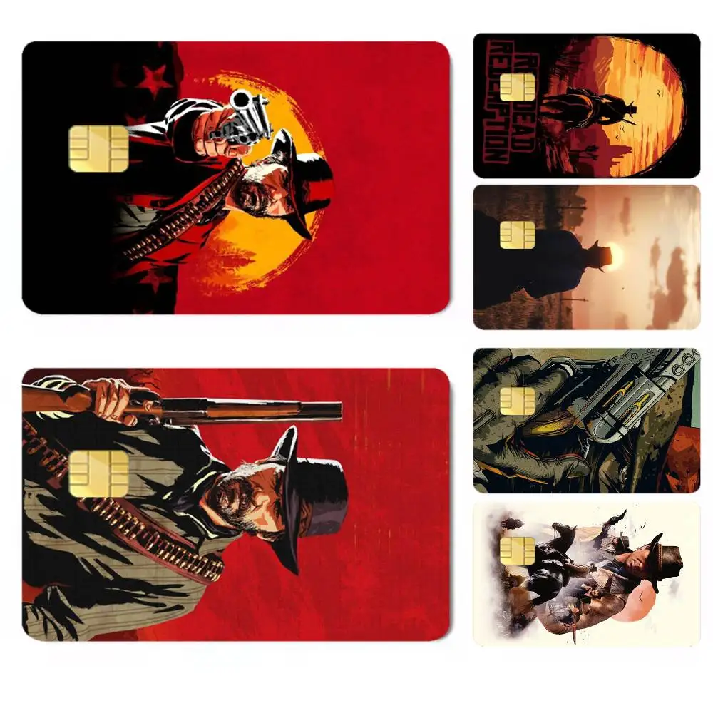 Red-d Dead Redemption 2  High Definition Matte PVC Film Tape | For Credit Card, Debit Card Stickers & Gift Decoration
