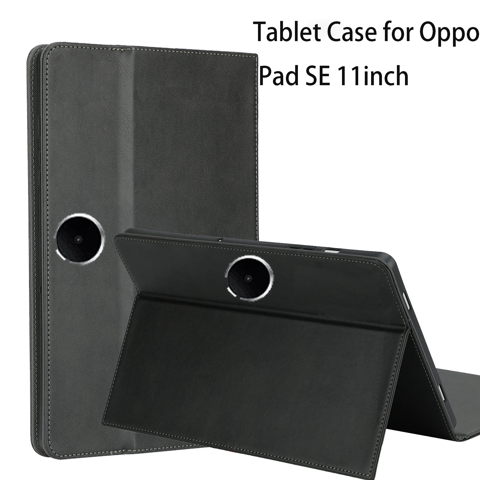 Tablet Case for Oppo Pad SE 11inch Protective Cover Kickstand Function Shockproof (PU leather+ TPU Cover)