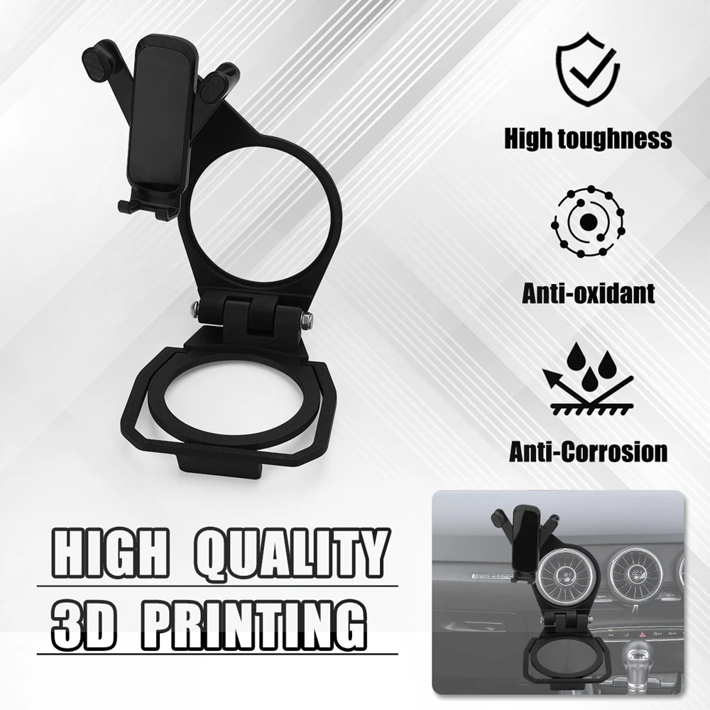 

Foldable Car Beverage Coffee Cup Holder For Audi TT MK1 8N AND MK2 8J Mobile Phone Holders Foldable