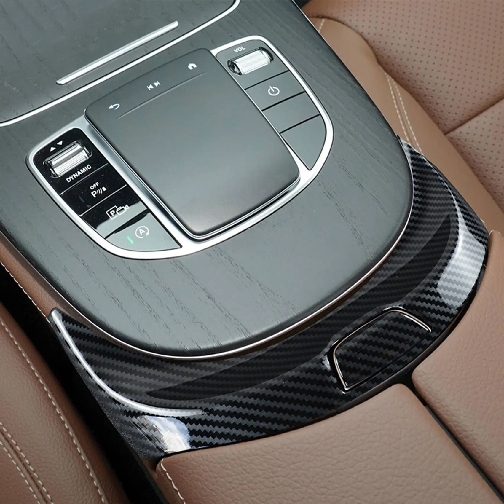 

Car Center Console Armrest Box Trim Switch Buttons Panel Cover For Mercedes Benz E Class W213 2017-2021