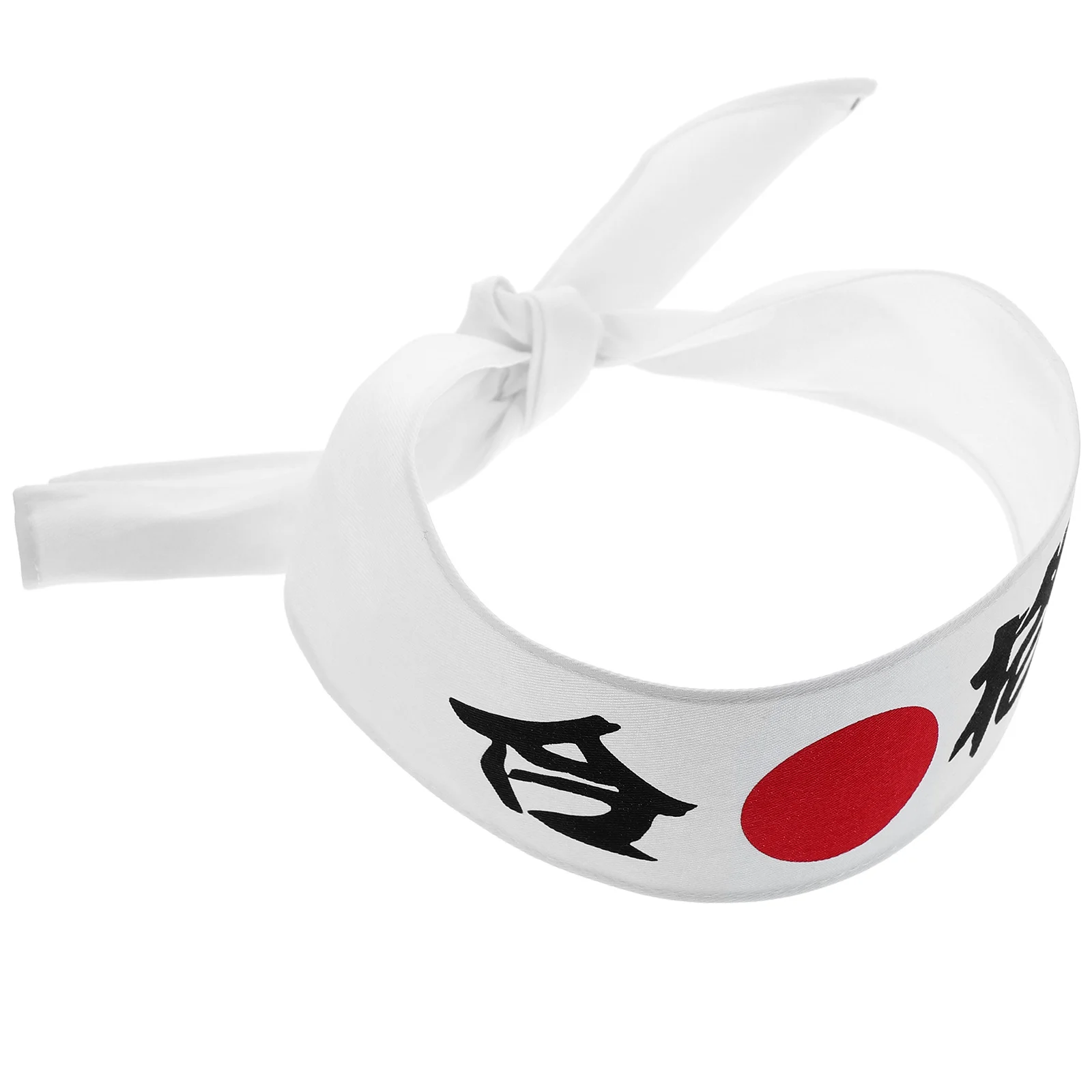 

Japanese Samurai Headband Men Kanji Print for Karate Ninja Costumes Soft Breathable