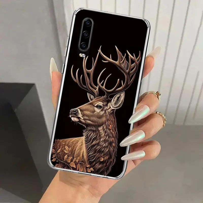 Deer Hunting Camo Phone Case for Huawei P40 P30 P20 P10 Pro Mate 20 10 Lite P Smart Z Y5 Y6 Y7 Y9S Soft Funda Print Shell image 5