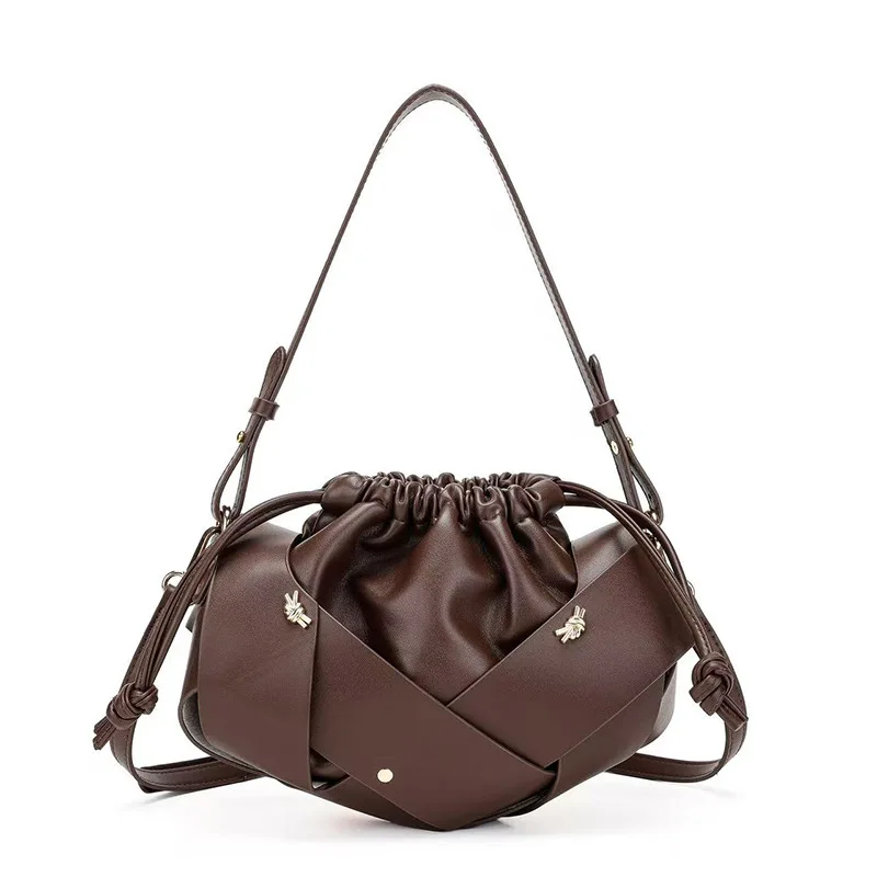 

New Arrival High-End Versatile Ruched Cloud Hobo Bag for Women Large Capacity Shoulder Crossbody Commuter Tote, Timeless Design