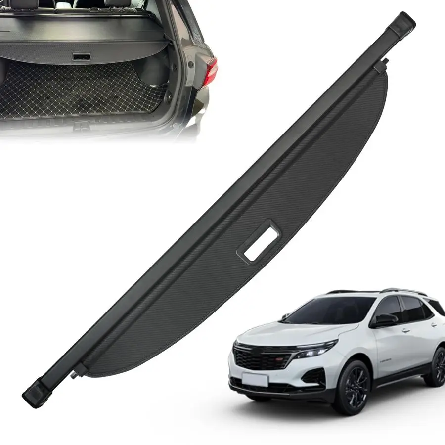 

Грузовой чехол для Chevy Equinox GMC Terrain 20182024, с текстурой из углеродного волокна, противоподглядывающий выдвижной защитный козырек для