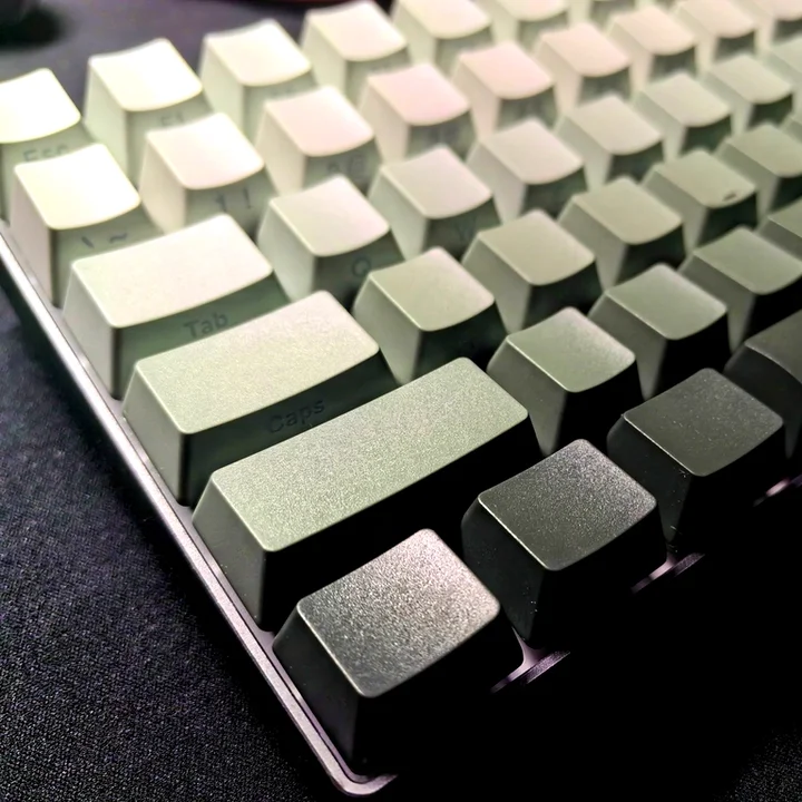 

Gradient Keycaps For Cherry MX Switch Mechanical Keyboard OEM Profile PBT Double Shot Side Printed Keycap ISO Enter Key Caps DIY
