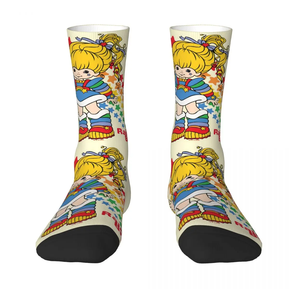 Rainbow Brite Unisex Winter Socks Hiking Happy Socks Street Style Crazy Sock