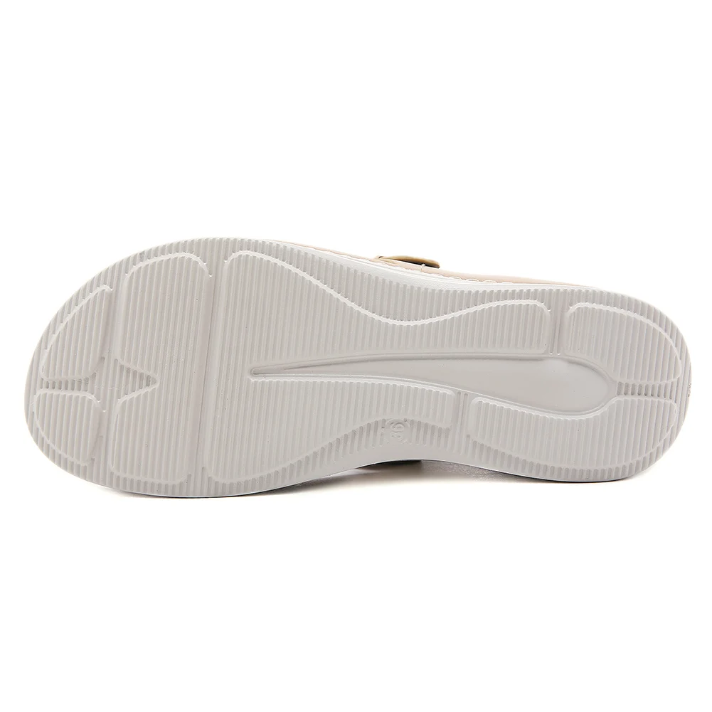 Women Orthopedic Sandals Casual Wedge Sandals Breathable Thick Sole Beach Shoes Comfortable Clip Toe Sandals for Beach