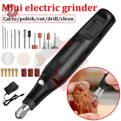 12V Mini Drill Set Electric Carving Pen Variable Speed Rotary Tools Kit Engraver For Grinding Polishing Grinder EU US