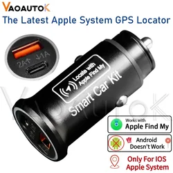 AP200 For IOS Apple system Find My Plug and Play Car Charger Cigarette Lighter USB Type-C Adapter Jack GPS Locator Track 20W