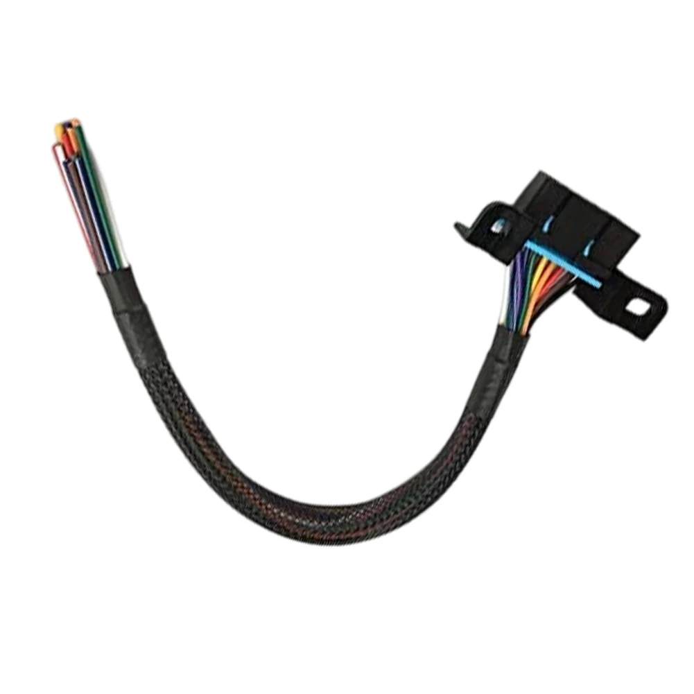 Secure Wrap Design Female to Open Pigtail Cable with Mount Bracket for OBDII Port on All OBDII Compliant Vehicles
