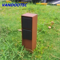 2-Way Outdoor Sockets With Spike Waterproof EU Plug Energy Column Multi-socket Garden Socket For Garden Décor Lawn Mower BBQ