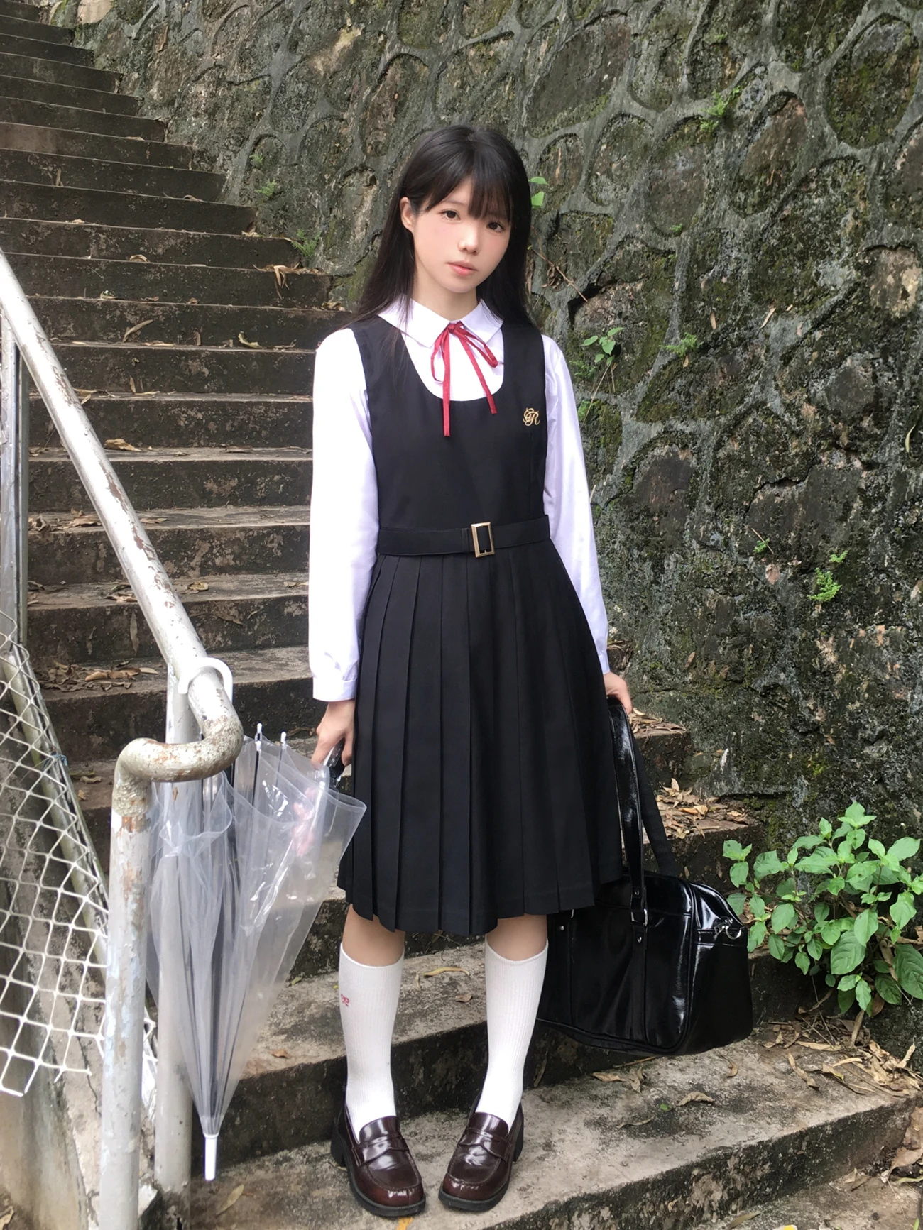 

Red Le Ceremony Vest Dr Original JK orm School Sle ort Sve Midi Skirt ort Sve Японский костюм моряка Dr