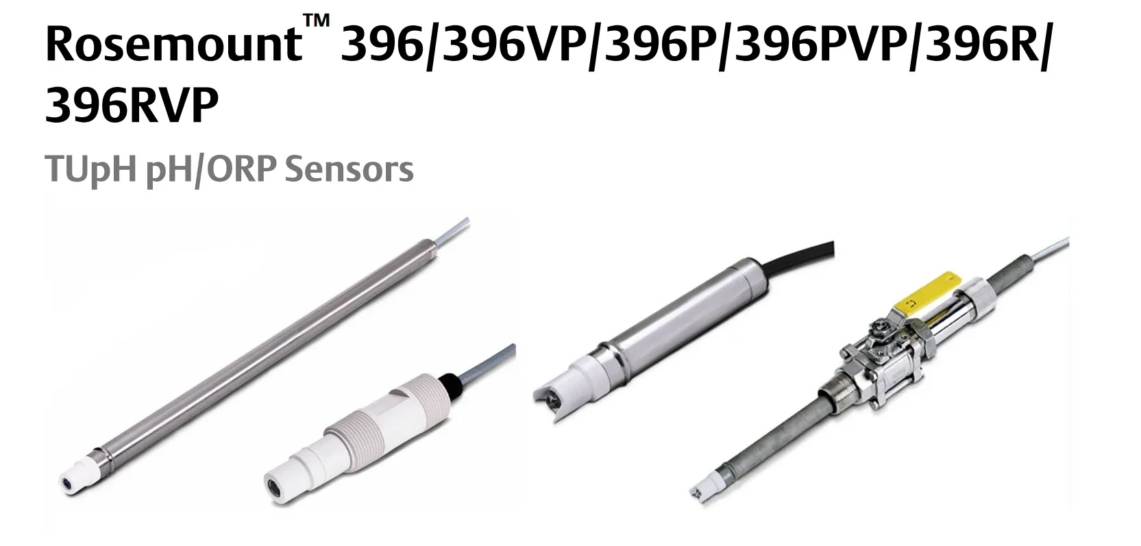 Original New Rosemounts 396P PH/ORP Sensor Wholesale Integral Cable Specifically Designed for Improved Life Harsh OEM