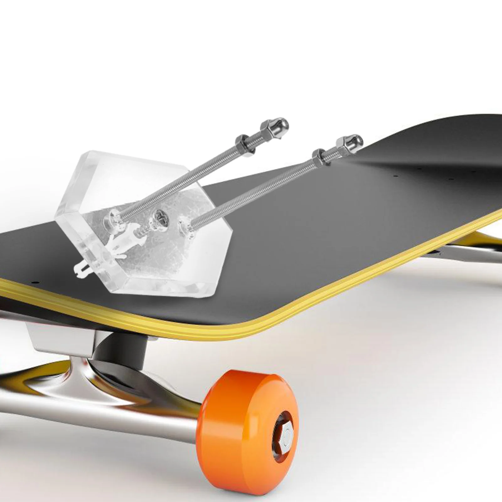 

2pcs Skateboard Rack Acrylic Wall Mount Black Display Stand Vertical Hanger Skateboard Shelf Deck Mount Holder