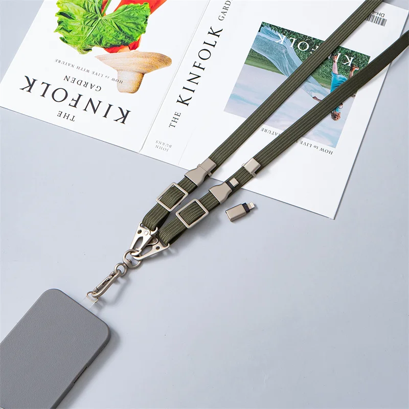 Universal Telefon Lanyard USB C Zu USB C Kabel Telefon Strap Anti Verlust Kabel Für iPhone 14 15 16 Pro max Typ C Für Samsung S25 Ultra