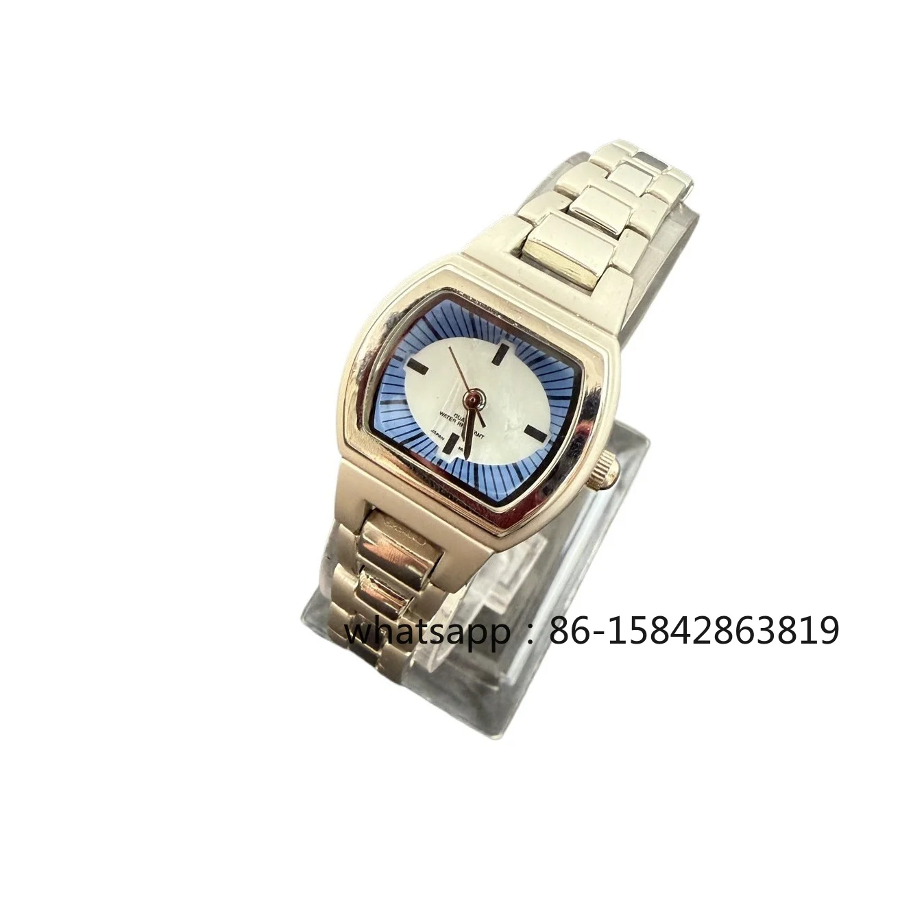 Awasteoftime, medieval watch personality niche square metal vintage quartz watch
