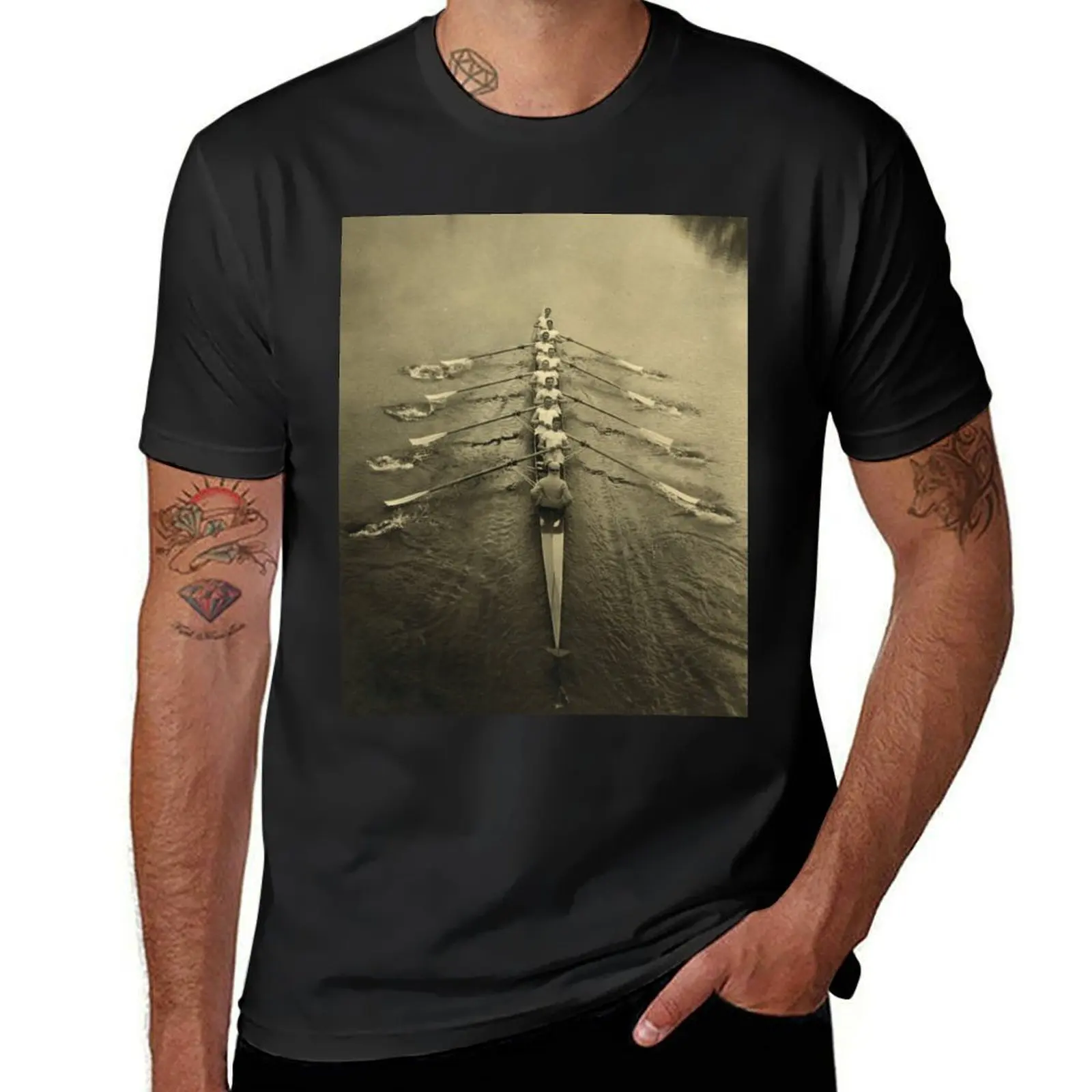 Rowing - Cambridge Crew, 1910 T-Shirt sports fans sweat oversized t shirts for men