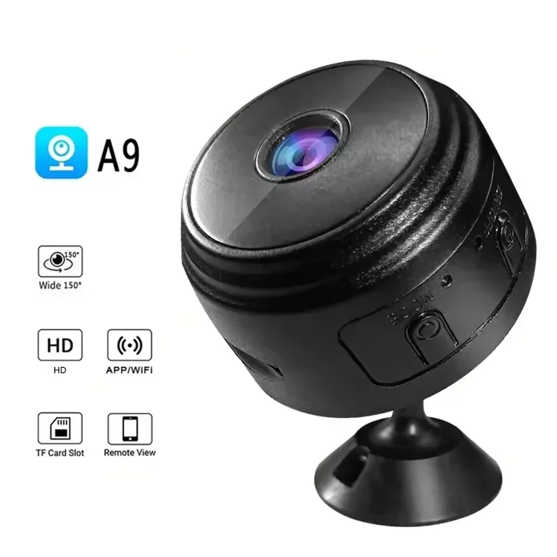 2026New A9 WiFi Mini Camera Wireless Video Recorder Security Protection Camera Smart Home Monitoring Camera For Infants And Pets