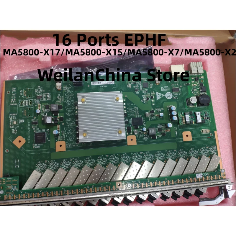 Original 16 Ports EPHF Interface Board PON EPON Card with SFP Modules PX20+/++ OLT MA5800-X2/MA5800-X15/MA5800-X17/MA5800-X7