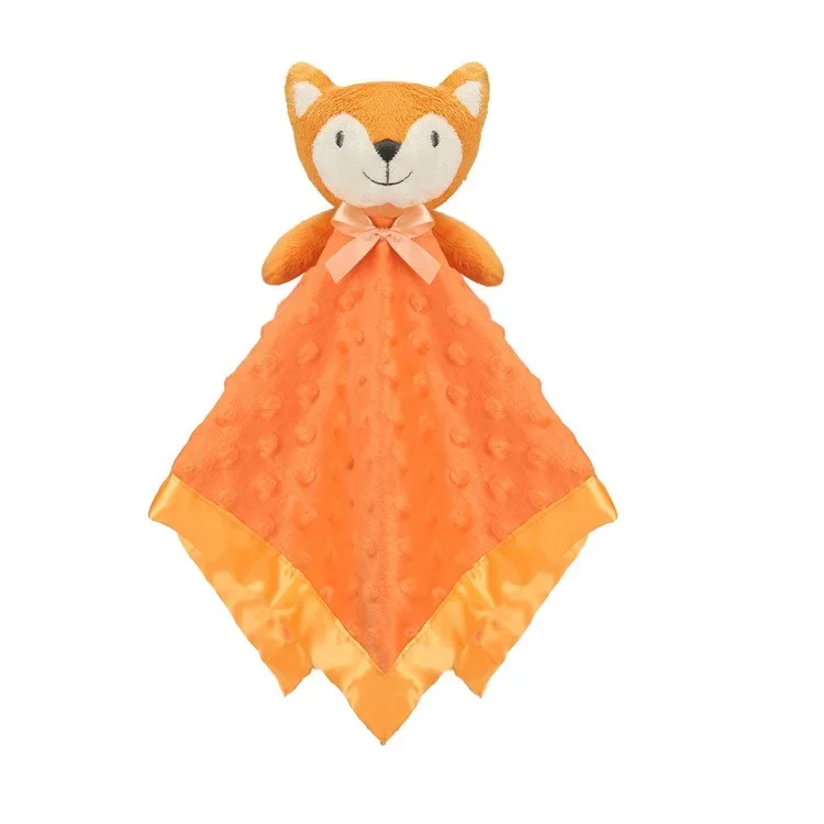 40*40cm Loveys for Babies - Soft Security Blanket Baby Snuggle Toy Newborn Stuffed Animals Baby Gifts for Boys and Girls