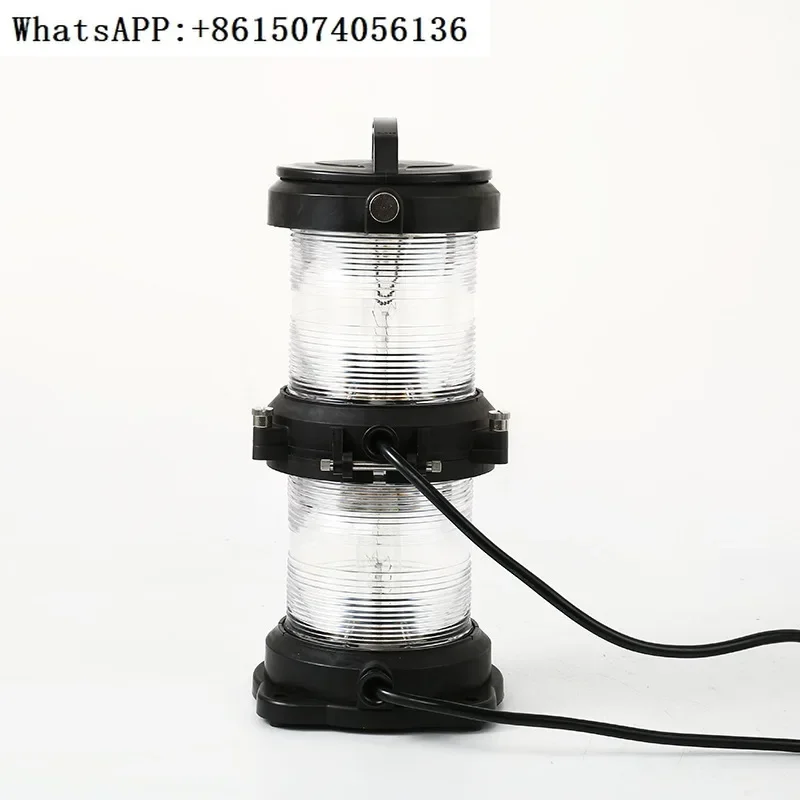 

Морской полностью пластиковый двухслойный навигационный сигнальный светильник CXH1/2/3/4/5/6-101P кольцевой светильник правый порт мачтовый светильник