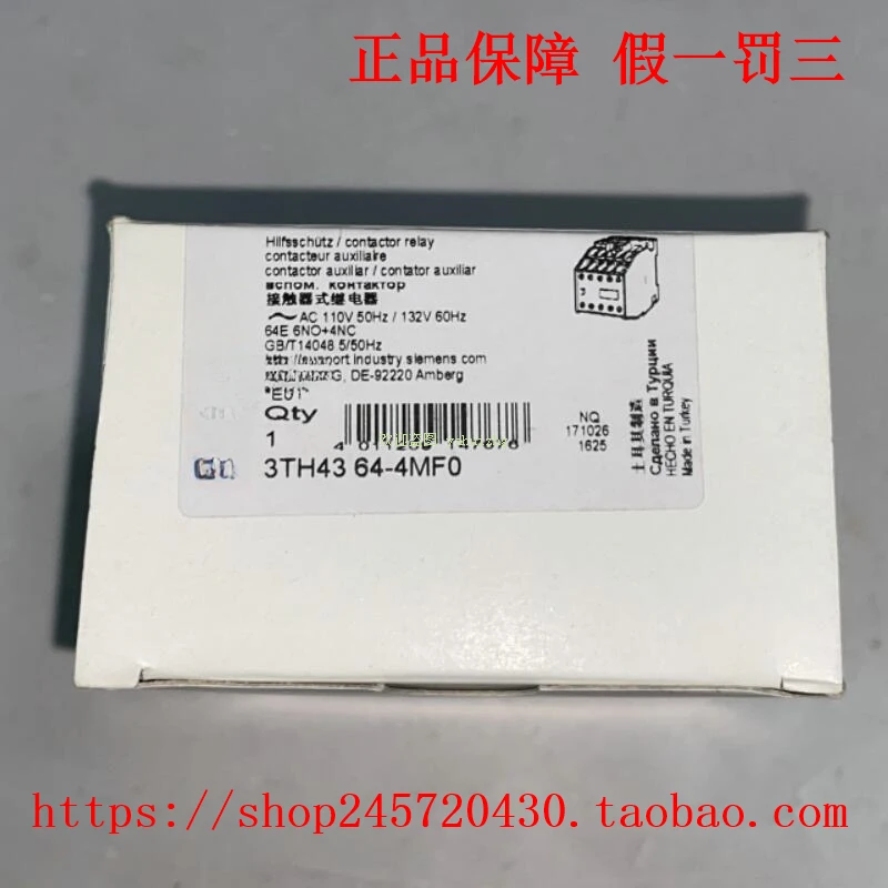 3TH4364-4MF0/4MG1/0AM0 Auxiliary Contactor 6 Open And 4 Closed