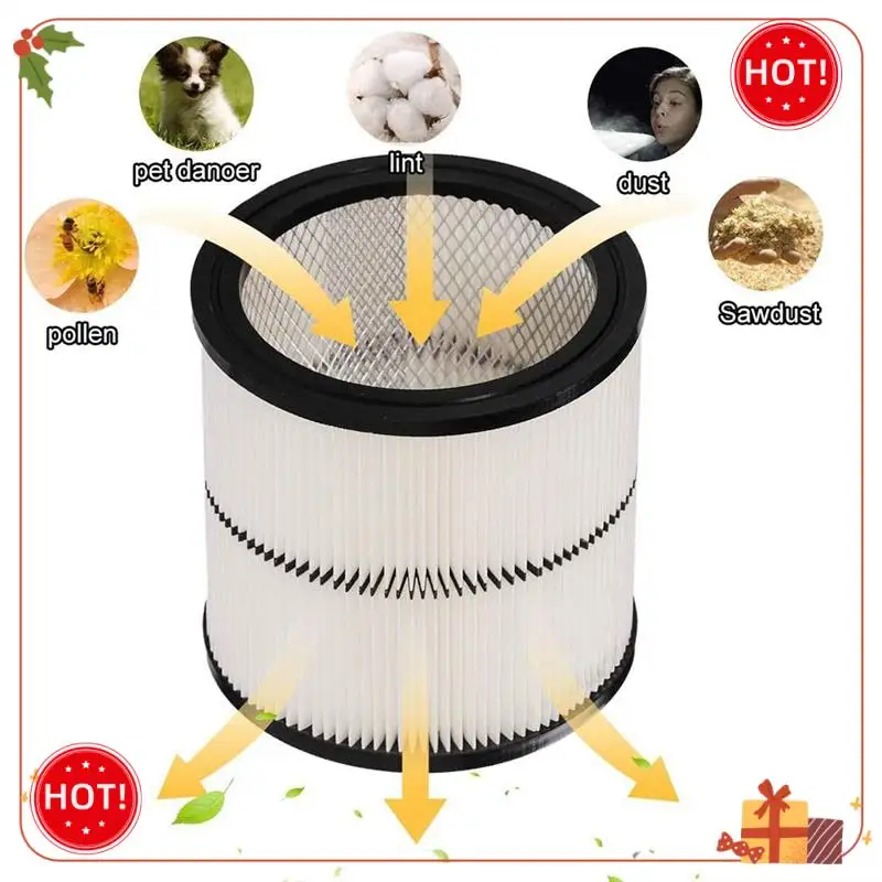 ABLE-para Craftsman 17884 tienda de filtros de vacío filtro Vac 9-17884 17935 17937 almacenamiento de cartuchos accesorios de filtro de vacío piezas 1 pieza