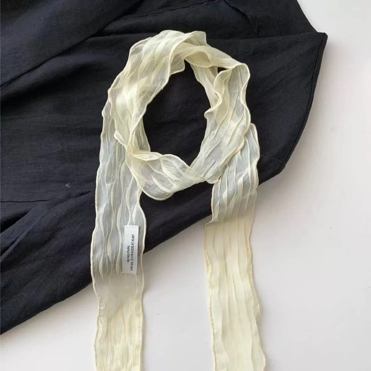 NewSpringSummerAccessoriesPureDesireStyleSolidColorWrinkleScarfHairBandforHotGirls&Teens-AliExpress200000297