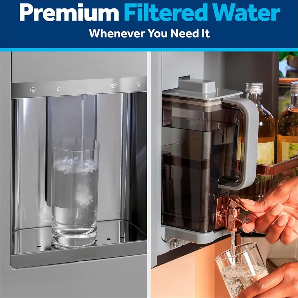 COFA XWFE Refrigerator Water Filter, Certified to Reduce Lead, , and 50+ Other Impurities