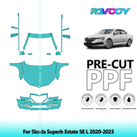 Car Front Kit Clear Bra Precut PPF Paint Protection Film For Skoda Superb Estate SE L 2020-2023