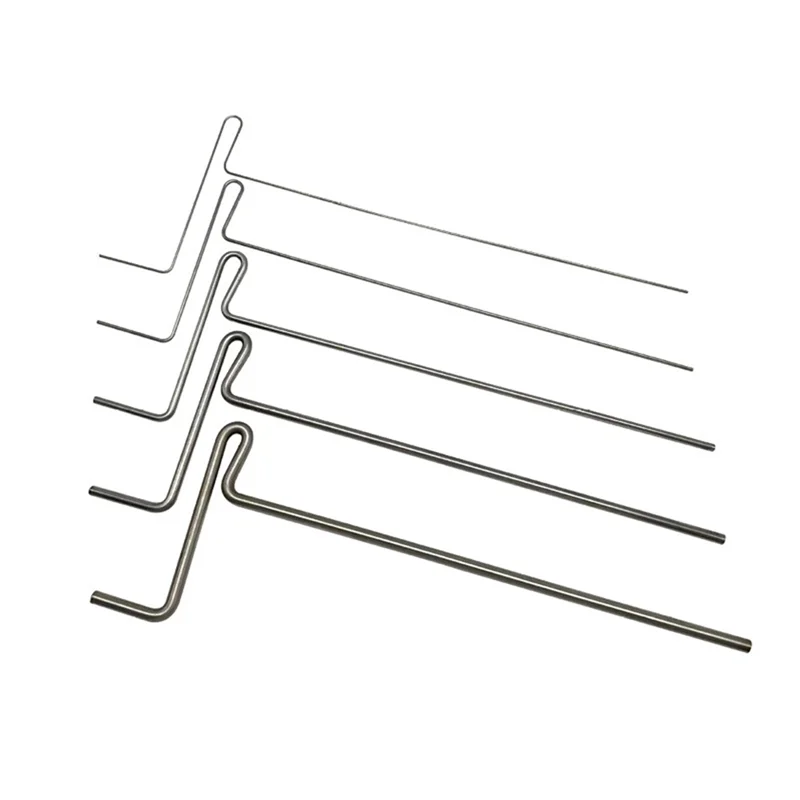 Stainless Steel Wire Winding Rod Set Stainless Steel Wire Coiler C Shaped Spring Making Tools For Handmade Rope Crafts-AA26