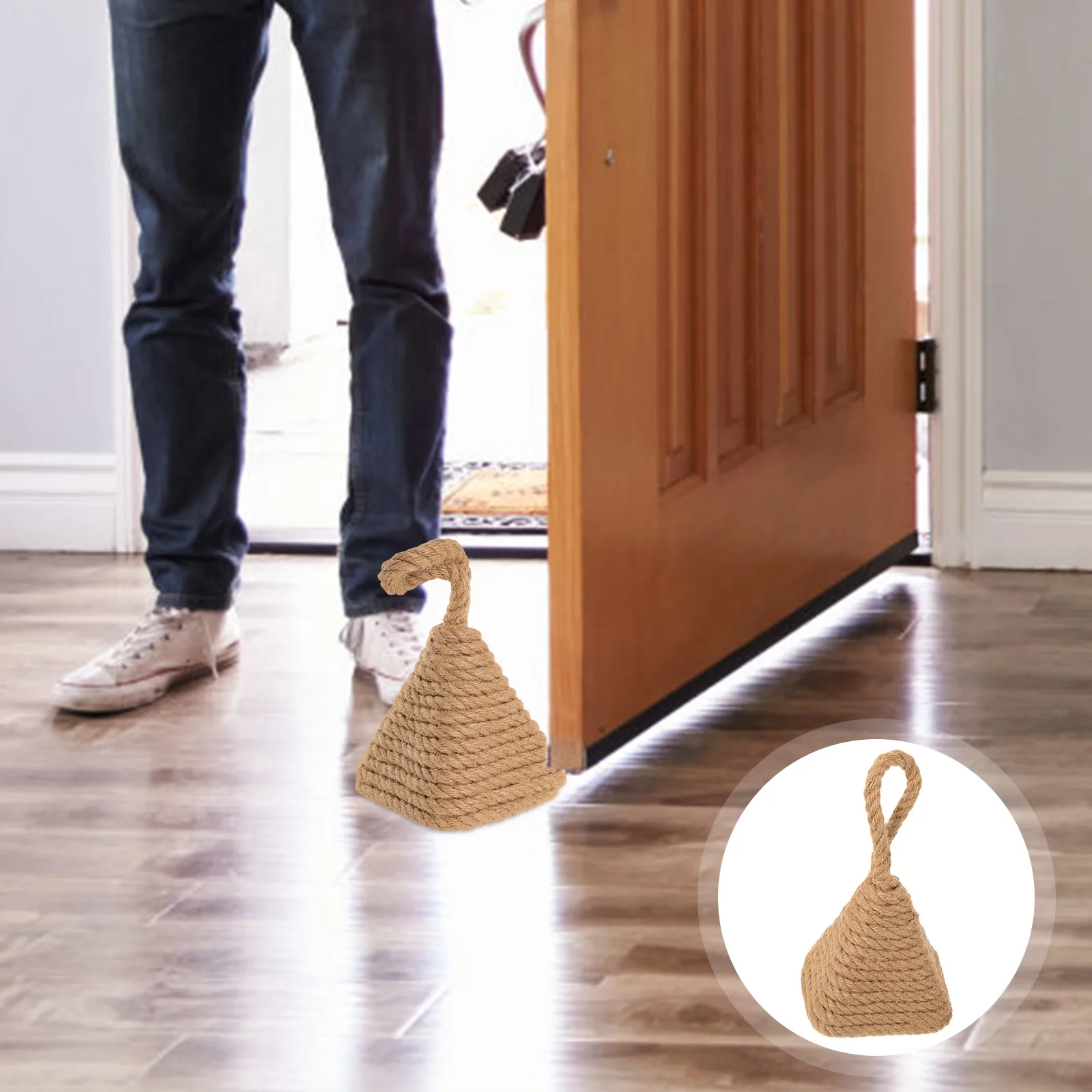 

Weighted Anti-Collision Ball Decorative Stoppers Home Decoration Rope Knot Stop Heavy Blocker Ball Shaped Stops Linen