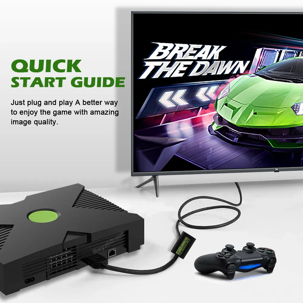 HDTV-Projektor TV-Monitor-Konverter für Xbox zu HDMI-kompatibler Konverter Digitaler Video-Audio-Adapter für XBOX 1080P 720P 480P – Detail 7