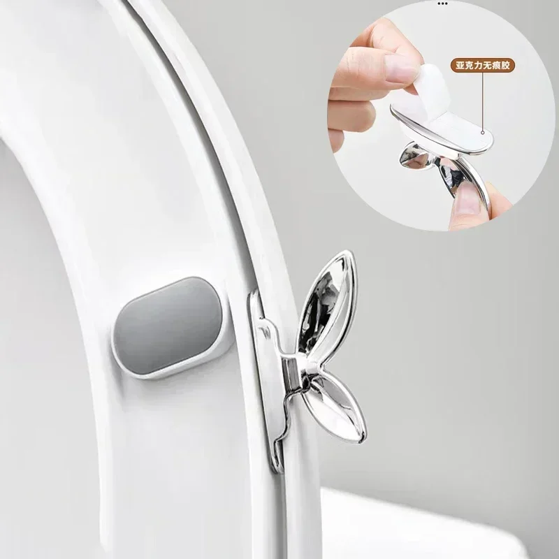 Toilet Lid Lifter Creative Toilet Lid Handle Bathroom Anti-dirty Hand Lid Lifter Non-contact Cleaning Handle Toilet Seat Lifter