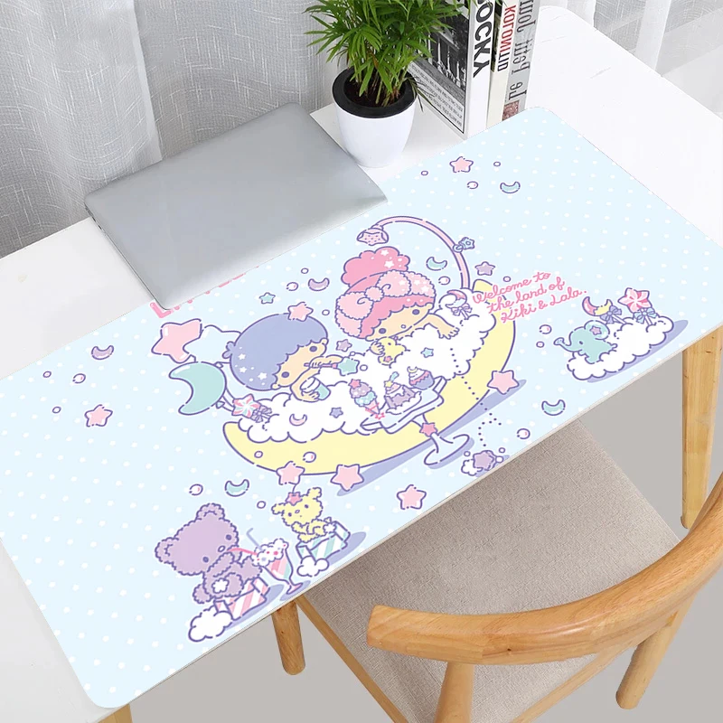 لوحة الماوس أنيمي ألعاب الألعاب الملحقات Varmilo لوحة المفاتيح PC Little Twin Star XXL الكمبيوتر المطاط حصيرة مكتبية السجاد لوحة الماوس