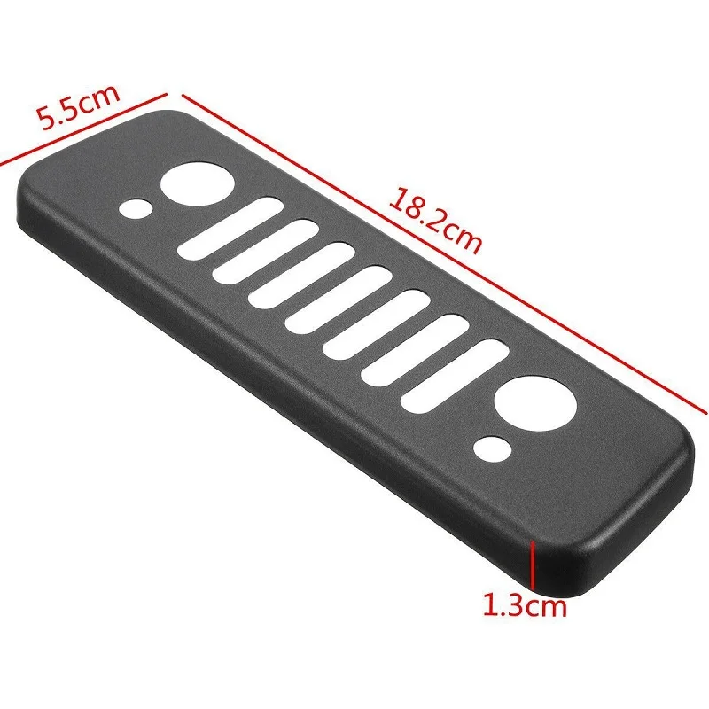 Car Tail Rear Brake Light Lamp Cover Trim Frame Aluminium Alloy For Jeep Wrangler JK 2007-2016 Exterior Accessories