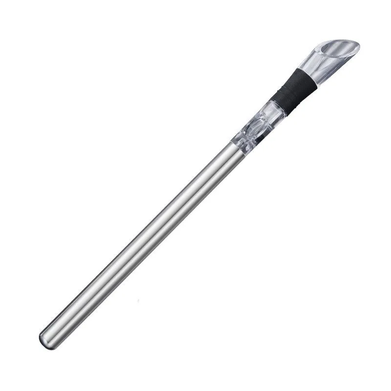 304 Stainless Steel Wine Chiller Stick, Wine Cooler Pourer Decanter Champagne Bottle Stopper for Red Wine Cooling