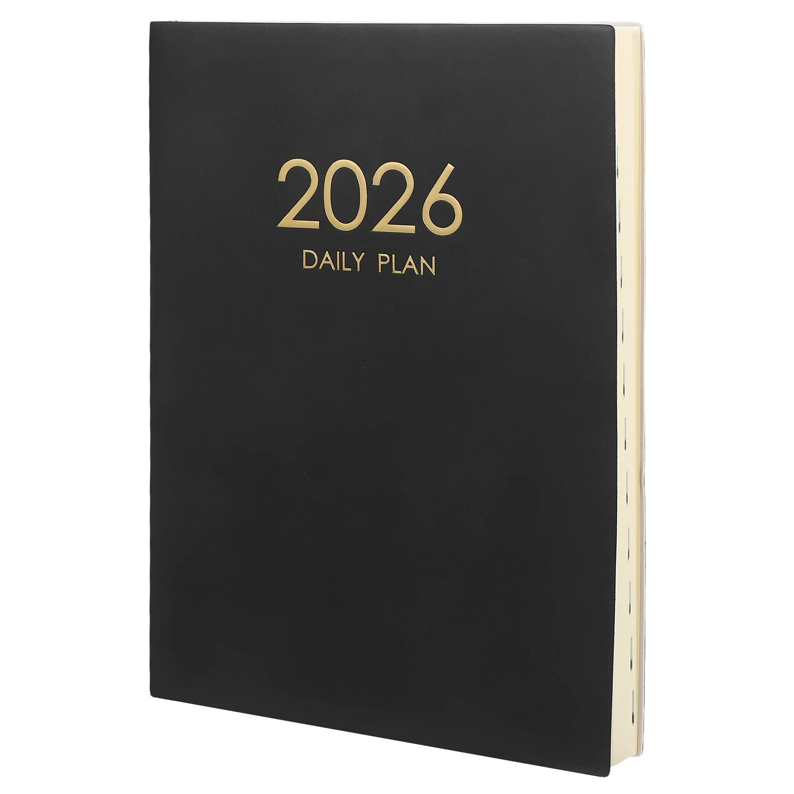 

Academic Planner 2026 11.2 X 8.2 Inch Large Daily Calendar Notebook Pu Cover English Layout Monthly Weekly Planning