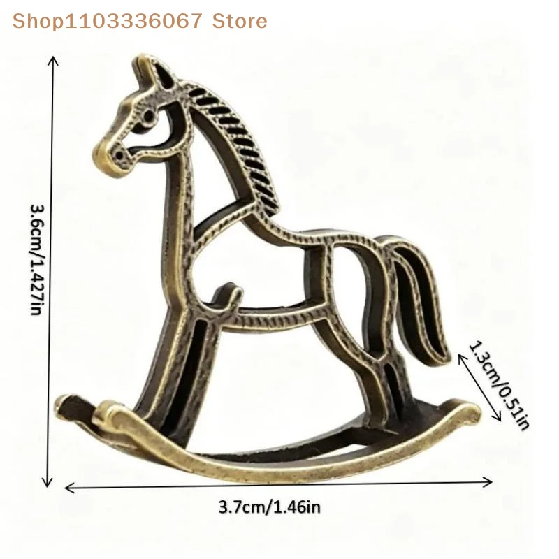 【HB】1/3pcs Swing Horse Incense Holders Dual-Hole Design Chinese Zen-style Desktop Ornament For Home, Office, Tea Room, And Gifts