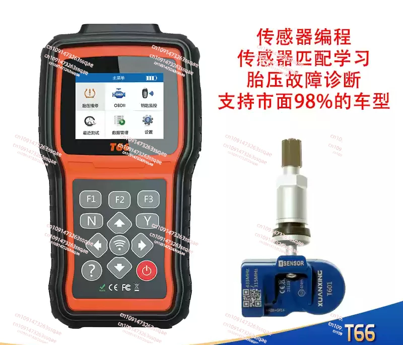 Diagnostic Tool Wifi Upgrade Tire Pressure Sensor Programming Code Reader Wireless Bluetooth OBD2 Scanner T66WF