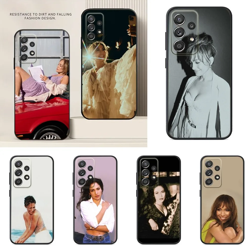 Singer J-Jennifer L-Lopez Phone Case For Samsung S24,S23,S22,S21,S20,S10,S10E,S9 Ultra Plus FE Note 20 Ultra 10 9 Plus Case