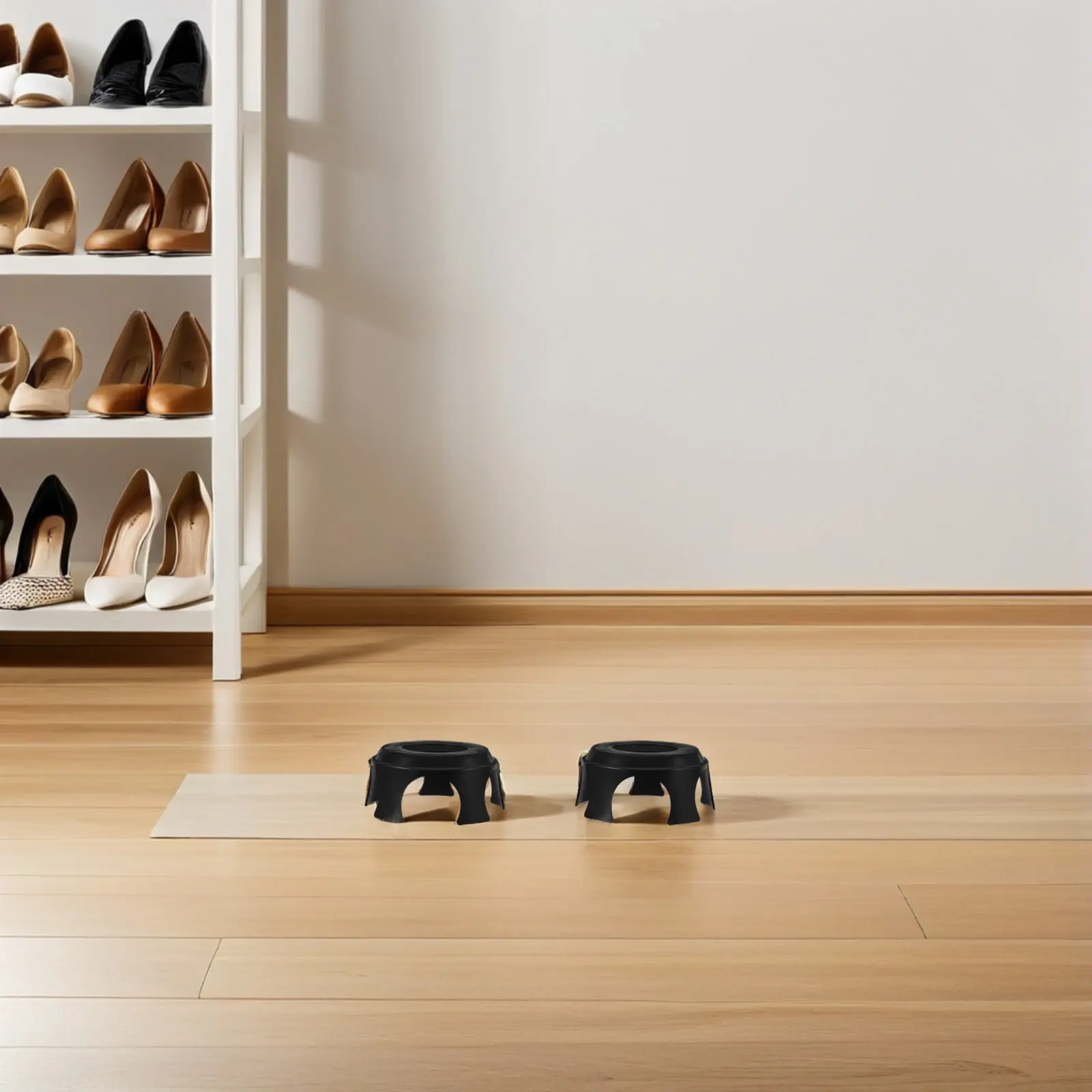 Chair Foot Protector Caps Fits 0.5-1.2 Inch Diameter Wheels for Hard Floors Soft Tiles Noiseless Smooth Rolling Protection