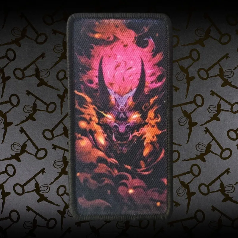 Devil's Tactical Patch, militärisches Moralabzeichen, Armband, für Kleidung, Hüte, Rucksäcke, taktische Ausrüstung, Klettverschluss