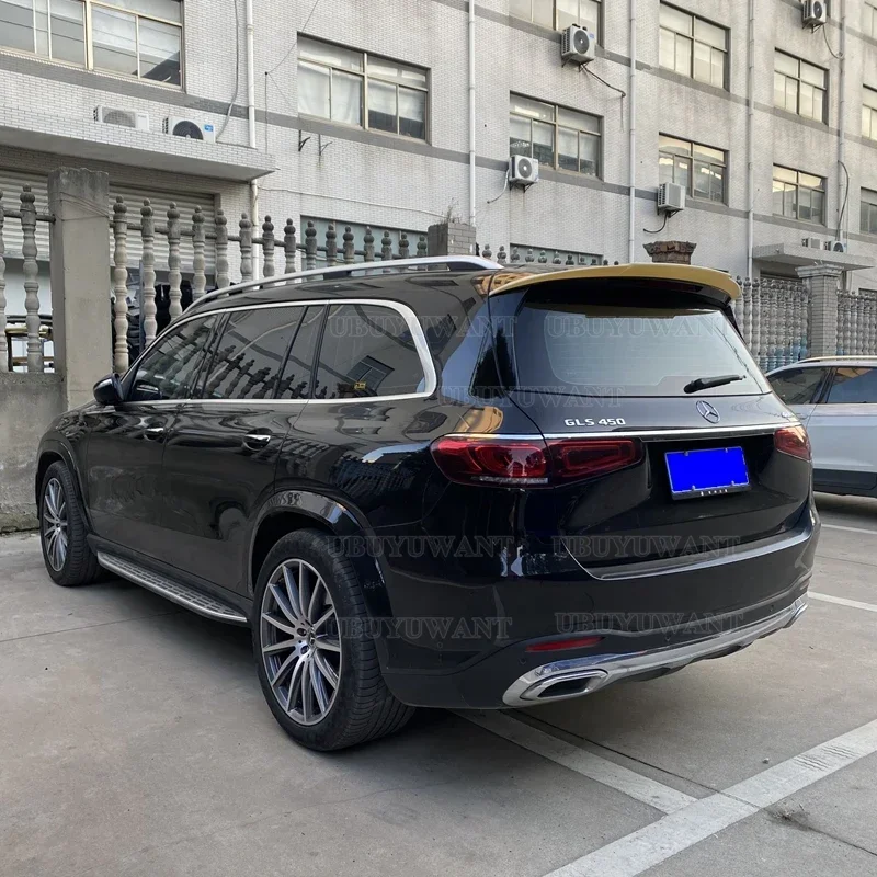 For Mercedes Spoiler X167 GLS-class GLS400 400d 450 480 580 600 2019-2021 2022 High Quality ABS Spoiler Exterior Accessories