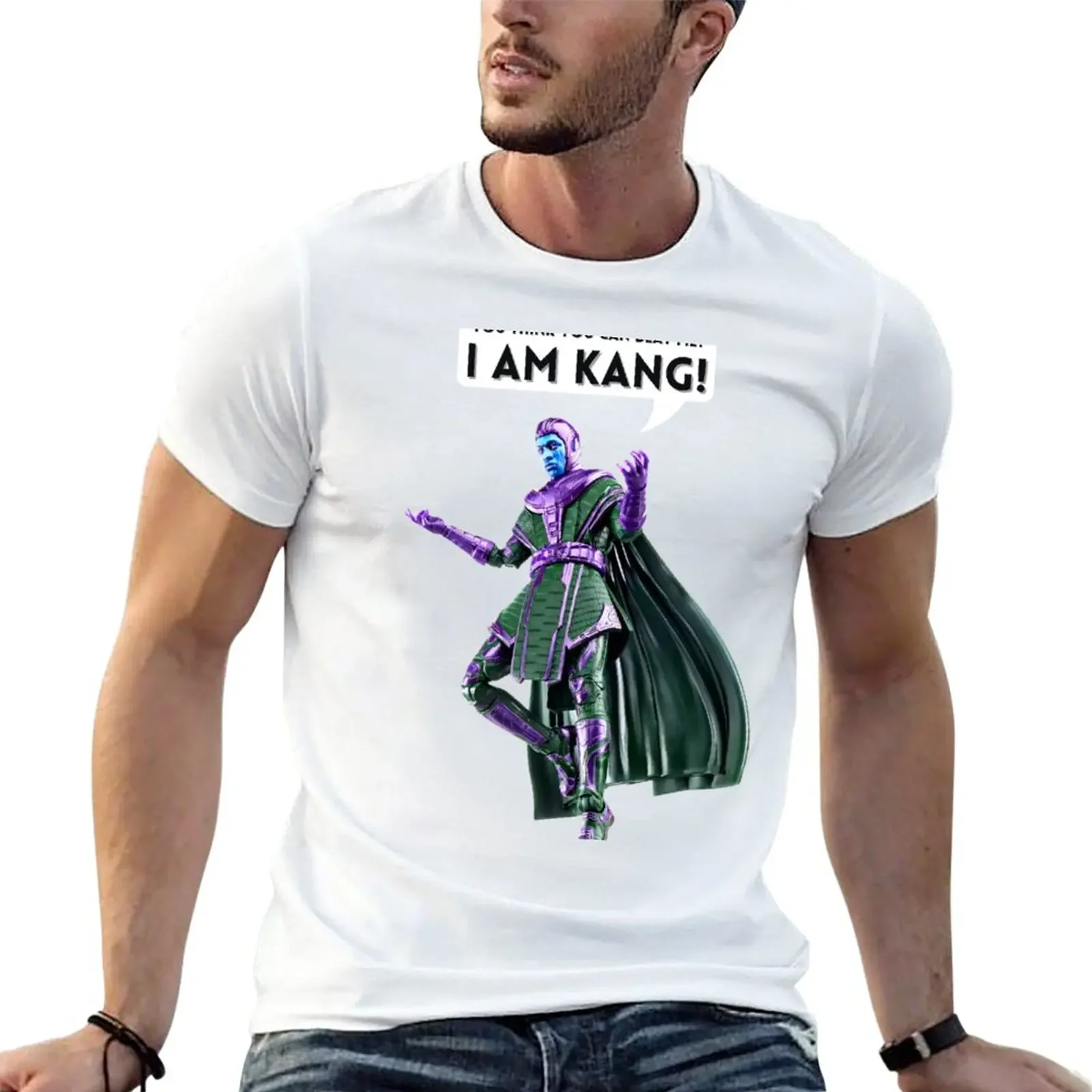 New Kang the Conqueror in quantumania Jonathan Majors T-Shirt Aesthetic clothing tees black t-shirts for men