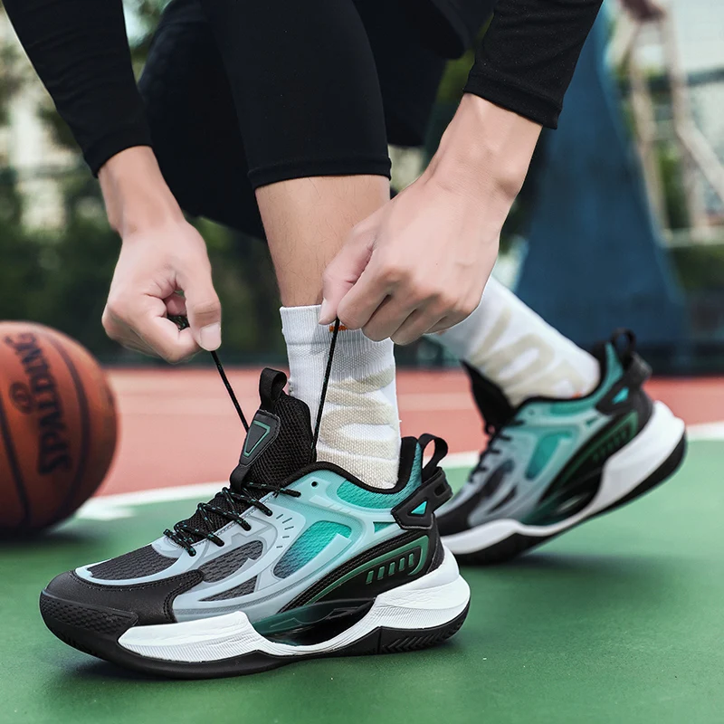 

Fashion Basketball Shoes Mens Breathable Outdoor Sneakers High Top Sneakers Women's Training Sneakers Wear-resistant