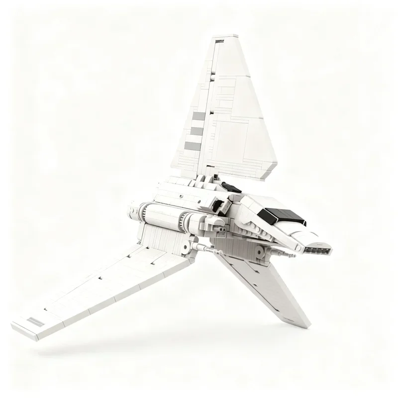 1213PCS MOC Star Battle Movie Impering Lambda Class Model Building Blocks Creative Assembly Display Home Decor Construction Gift