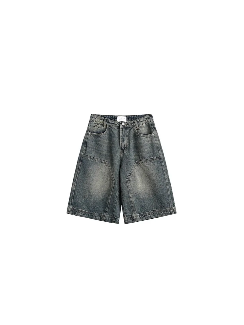 Сверхмощные потертые джинсовые шорты