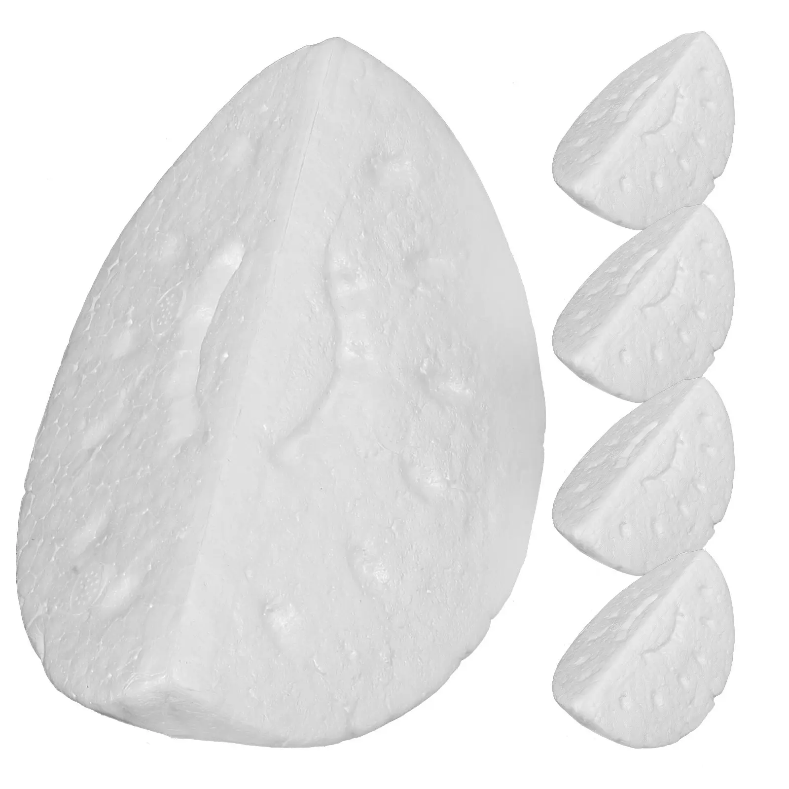 

Набор из 5 заготовок в форме арбуза из пенопласта для рисования, декорирования пайетками, поделок, школьных творческих проектов, рукоделия