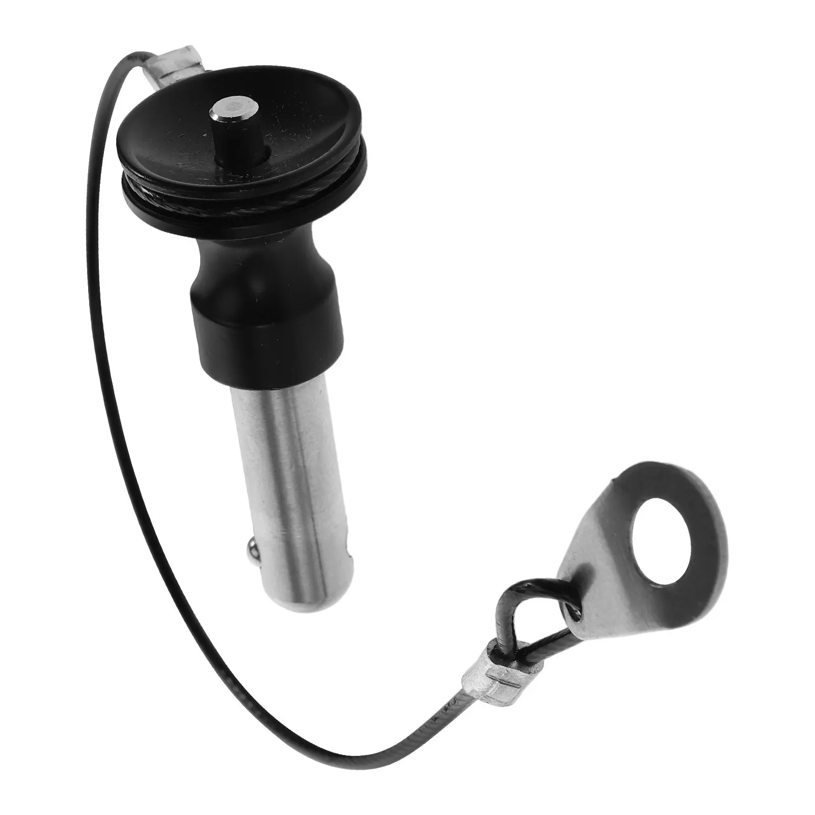 0.71x0.31 Stainless Steel Quick Release Ball Lock Pin Tethered Locking Pin for Line Array Audio Speaker Rigging Hardware